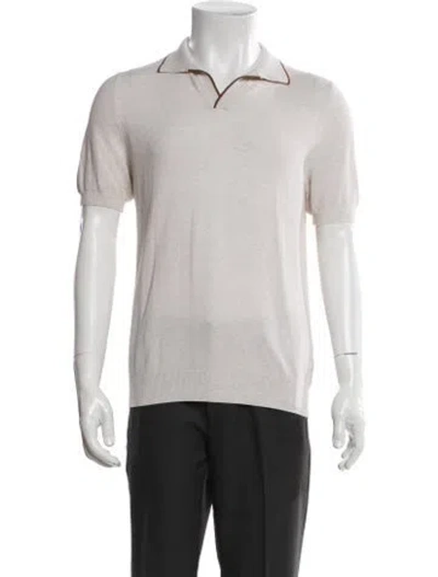 Pre-owned Gran Sasso Short Sleeve In White