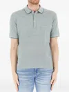Gran Sasso Short-sleeved Polo Shirt In Gray