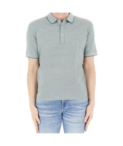 Gran Sasso Short-sleeved Polo Shirt In Green