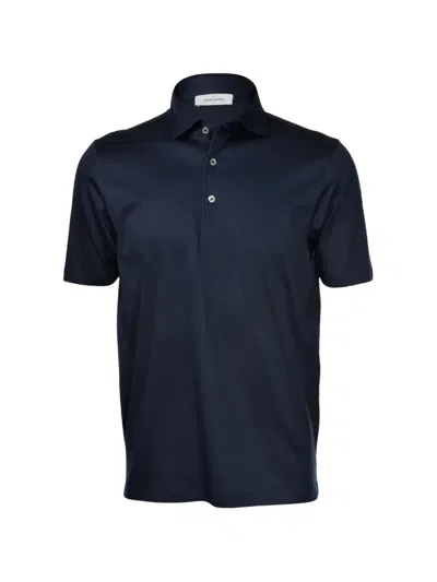 Gran Sasso Short-sleeve Polo Shirt In Blue