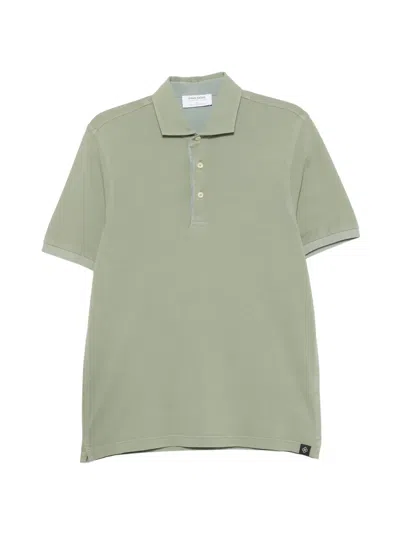 Gran Sasso Short-sleeve Polo Shirt In Green