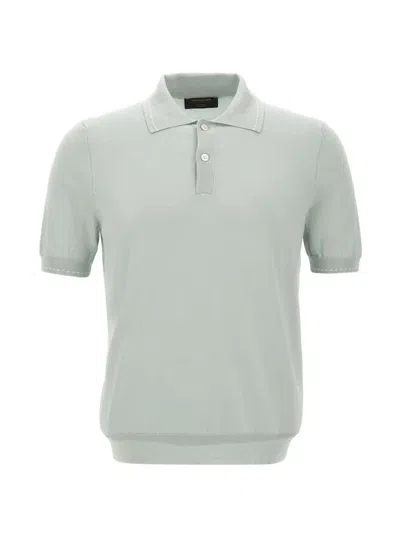 Gran Sasso Short-sleeve Polo Shirt In Multi
