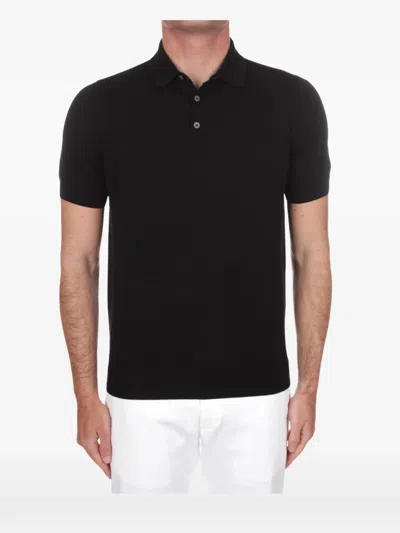 Gran Sasso Short-sleeve Polo Shirt In Multi