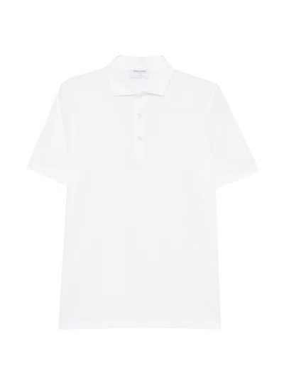 Gran Sasso Short-sleeve Polo Shirt In White