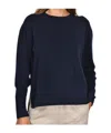 Gran Sasso Side-slit Sweater In Blue