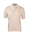 Gran Sasso Short-sleeved Polo Shirt In Brown