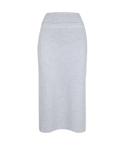 Gran Sasso Skirts Grey In Blue