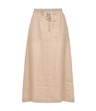 Gran Sasso Skirts Sand In Yellow