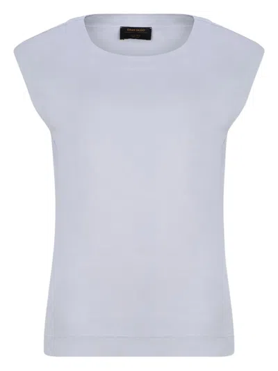 Gran Sasso Sleeveless Top In White