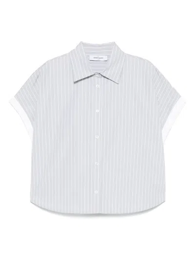 Gran Sasso Striped Shirt In Grey