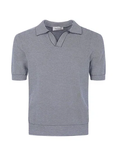 Gran Sasso Striped T-shirt In Black