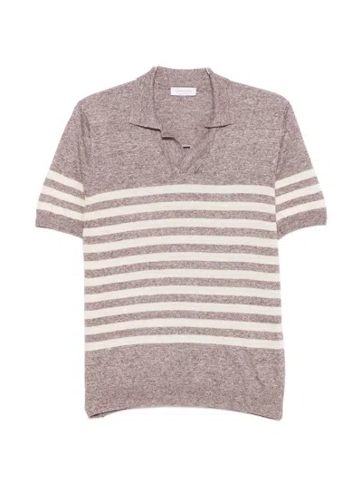 Gran Sasso Striped T-shirt In Red