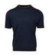 Gran Sasso Sweaters Blue+brown In Blue