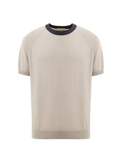 Gran Sasso T-shirt Knitting Pattern Sand  In Gray