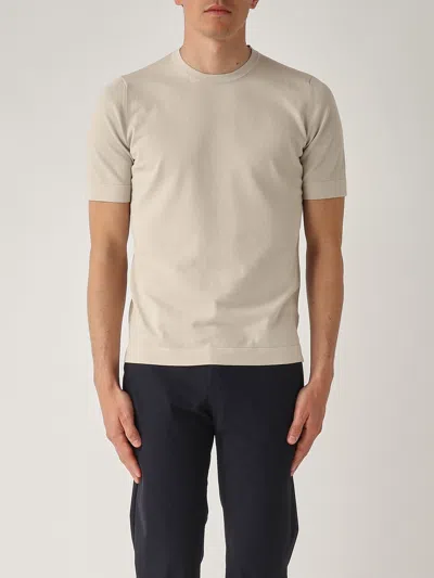 GRAN SASSO T-SHIRT M/C RETTA IN FILO COTONE ORGANICO T-SHIRT