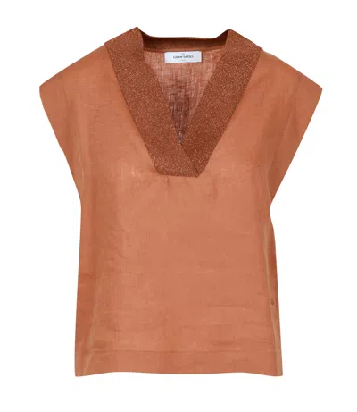 Gran Sasso T Shirts And Polos Camel In Brown