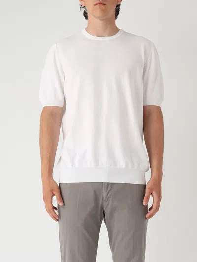 Gran Sasso Tennis M/m T-shirt In Bianco