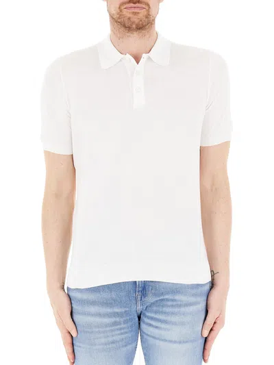 Gran Sasso Tennis Polo In White