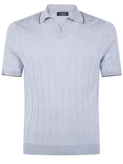 Gran Sasso Tennis Skipper Short Sleeves Polo Shirt In Multi