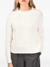 Gran Sasso Textured-knit Crew-neck Sweater In Neutral