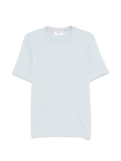 Gran Sasso Trim-detail T-shirt In Blue