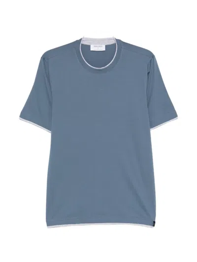 Gran Sasso Trim-detail T-shirt In Metallic