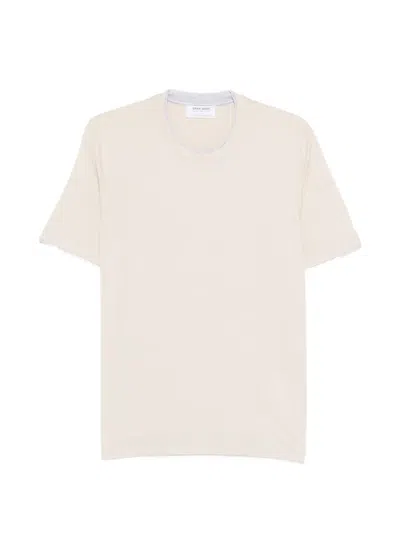 Gran Sasso Trim-detail T-shirt In Gray