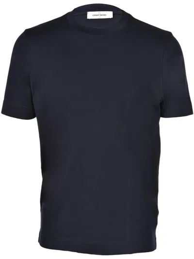 Gran Sasso Round-neck T-shirt In Blue