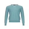 Gran Sasso Turquoise Cashmere Sweater For Men In Turquoise