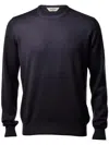 Gran Sasso Crew-neck Sweater In Black