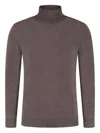 Gran Sasso Turtleneck Sweater In Brown