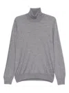 Gran Sasso Turtleneck Sweater In Gray