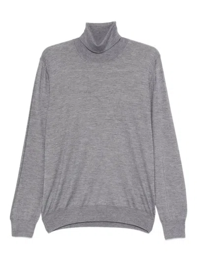 Gran Sasso Turtleneck Sweater In Gray
