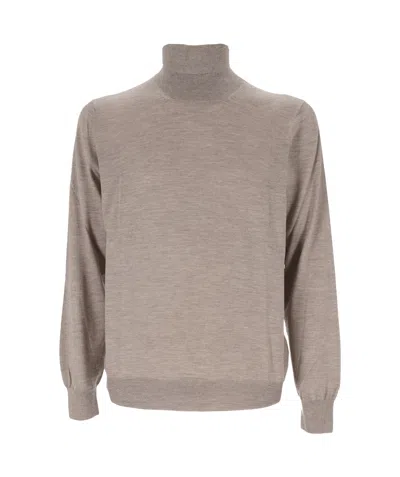 Gran Sasso Turtleneck Sweater In Nude