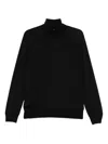 Gran Sasso Turtleneck Top In Black