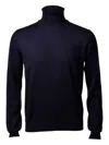 Gran Sasso Turtleneck Wool Sweater In Blue
