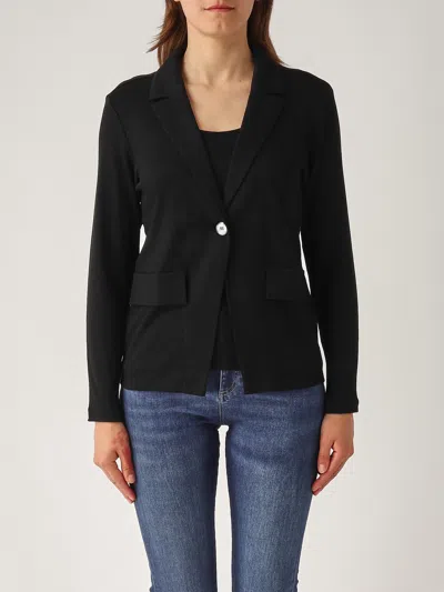 Gran Sasso Twinset Giacchina+canotta Jacket In Black