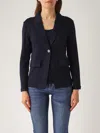 Gran Sasso Twinset Giacchina+canotta Jacket In Blue