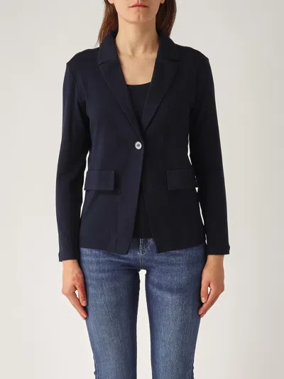 Gran Sasso Twinset Giacchina+canotta Jacket In Blue