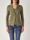 Gran Sasso Twinset Giacchina+canotta Jacket In Green