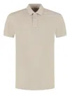Gran Sasso Two-button Polo Shirt In Brown