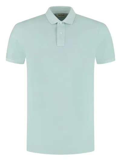 Gran Sasso Two-button Polo Shirt In Green