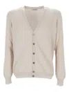 Gran Sasso Long-sleeved Knitted Cardigan