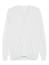 Gran Sasso V-neck Cardigan In Gray