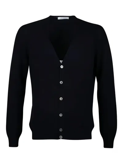 Gran Sasso V-neck Cardigan In Black