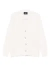 Gran Sasso V-neck Cardigan In White