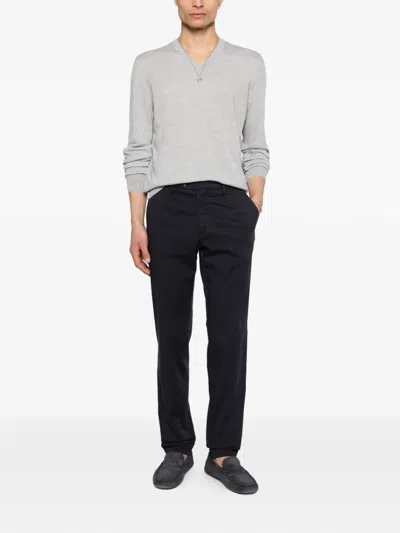 Gran Sasso V-neck Sweater In Neutral