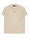 Gran Sasso V-neck Sweater In Neutral
