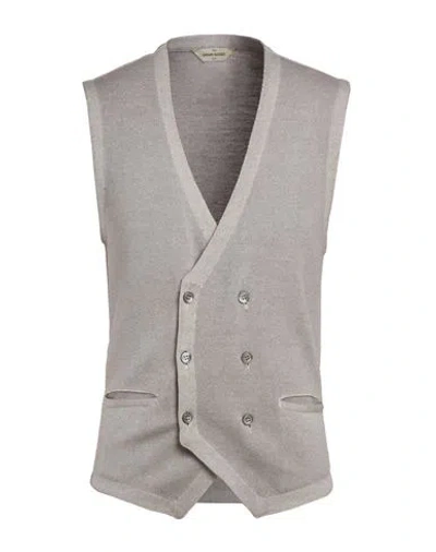 Gran Sasso Vintage Man Cardigan Grey Size 38 Virgin Wool In Gray