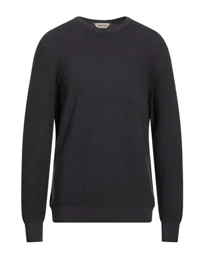 Gran Sasso Vintage Man Sweater Charcoal Size 44 Virgin Wool In Gray